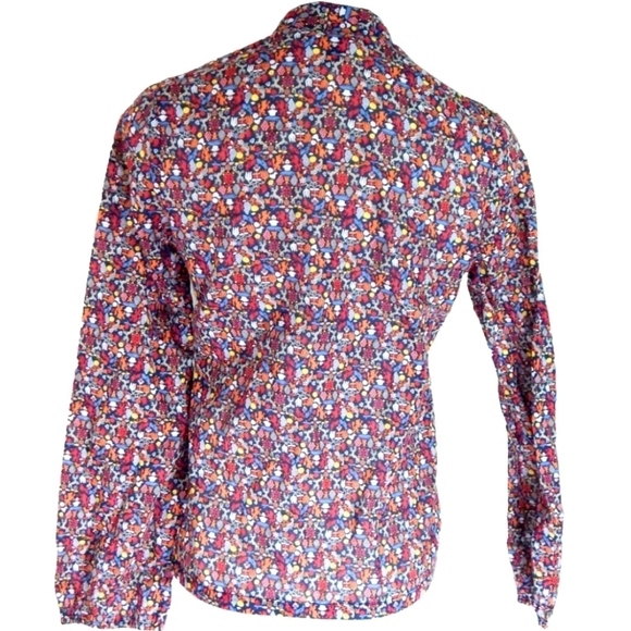 Lucky Brand Vintage Y2K Printed Blouse - Picture 2 of 4